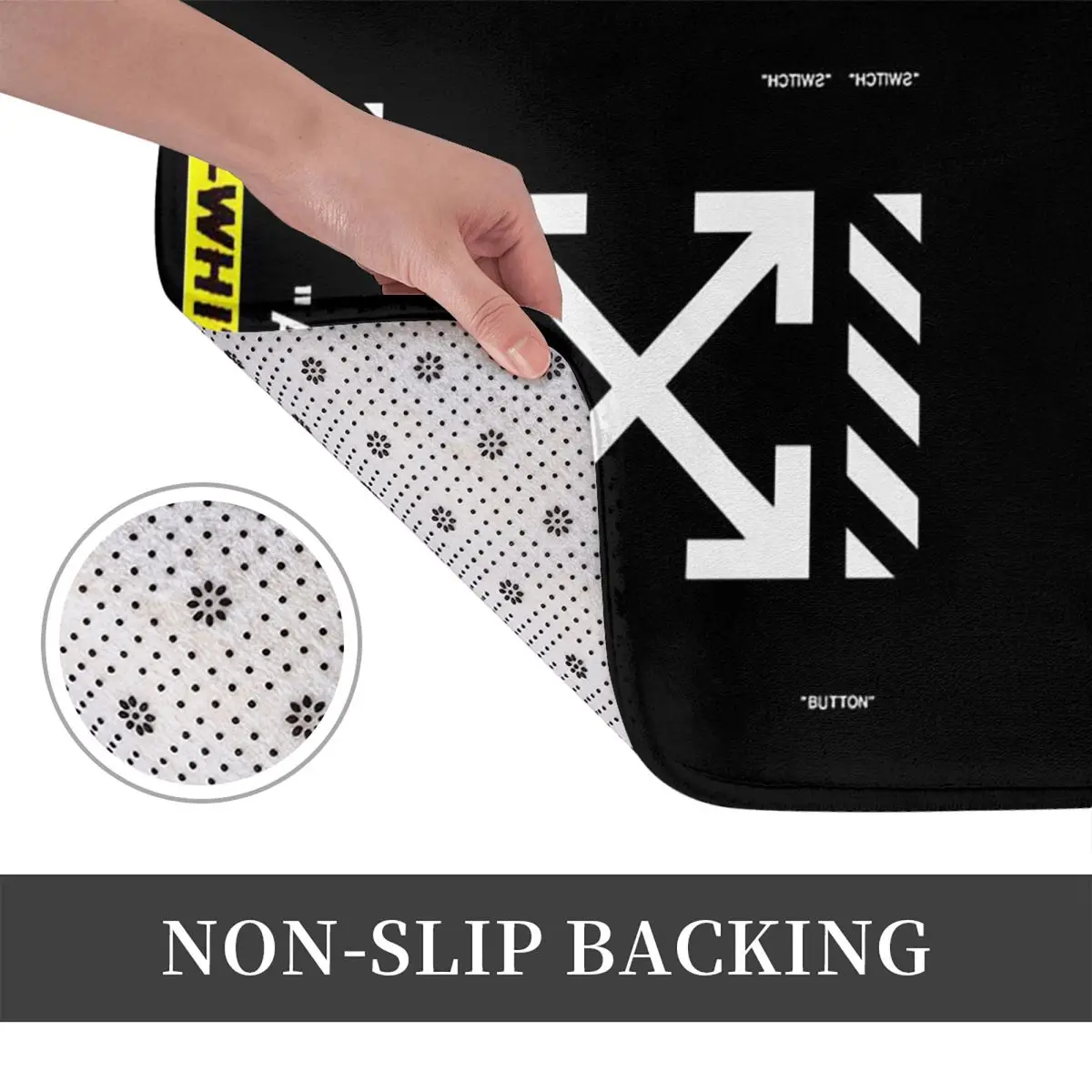 Off-white Doormat Durable Carp - مراجعة Kitchen Appliances White وسعره