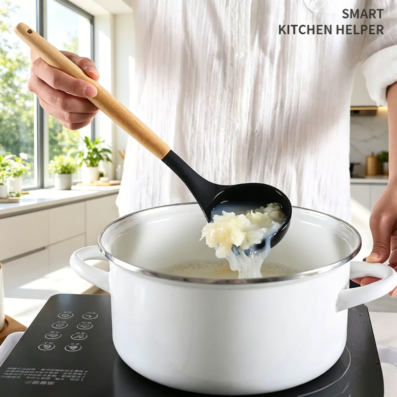 Black Silicone Kitchen Tools 1 - مراجعة Kitchen Appliances Set وسعره