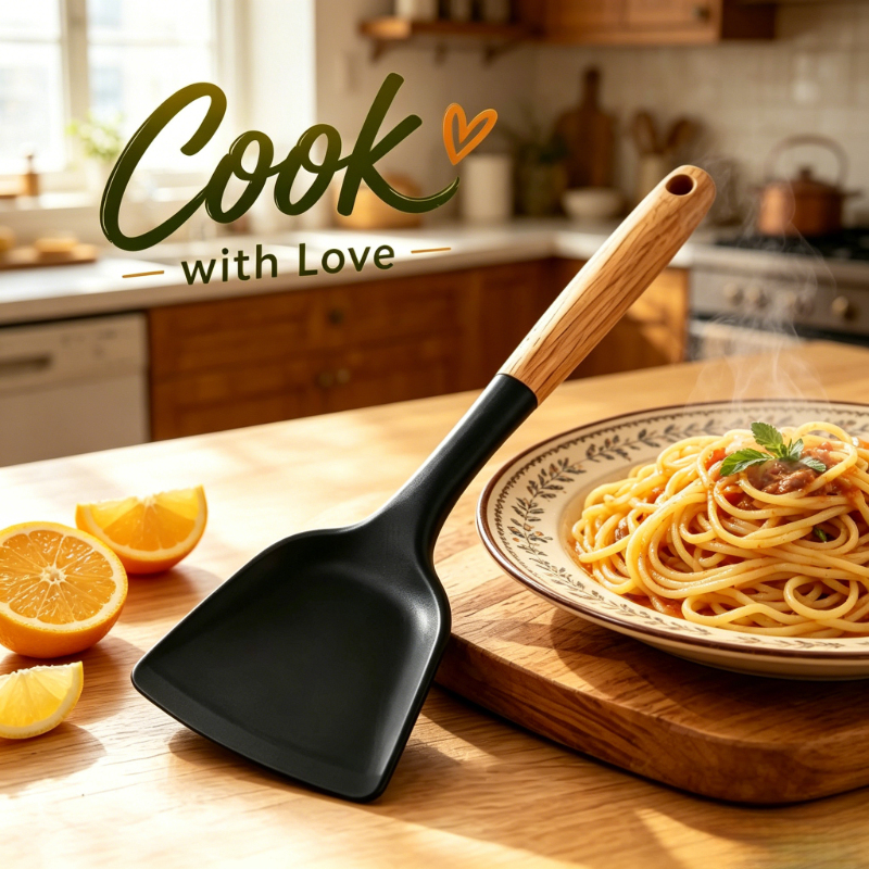 Black Silicone Kitchen Tools 1 - مراجعة Kitchen Appliances Set وسعره