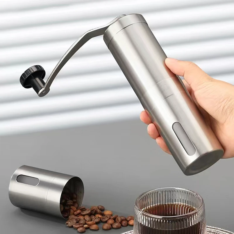 Stainless Home Portable Manual - مراجعة Coffee Grinder Burr وسعره