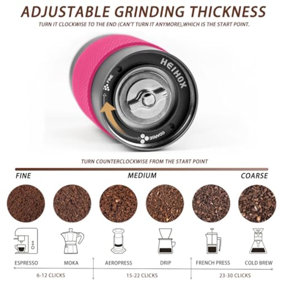 Manual Coffee Grinder for Offi - مراجعة Coffee Grinder Burr وسعره