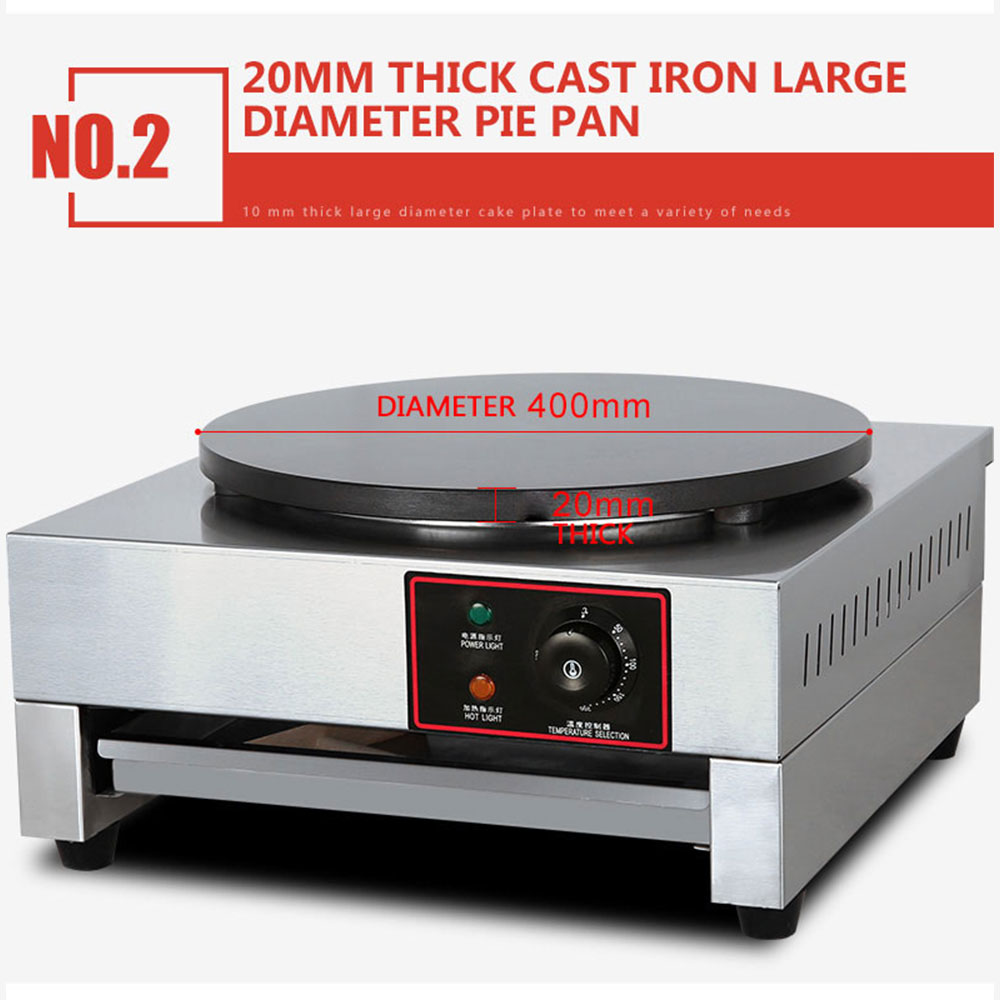 Stainless Steel Electric Crepe - مراجعة Crepe Maker Non Stick وسعره