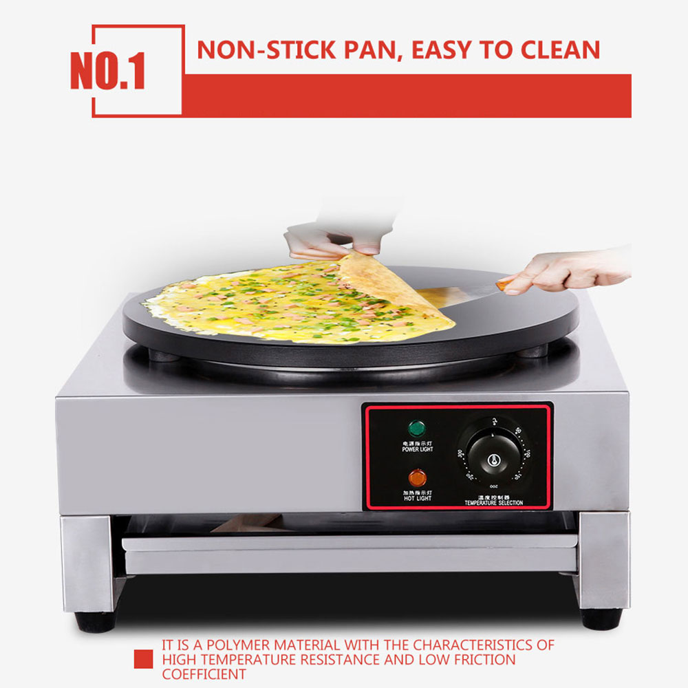 Stainless Steel Electric Crepe - مراجعة Crepe Maker Non Stick وسعره
