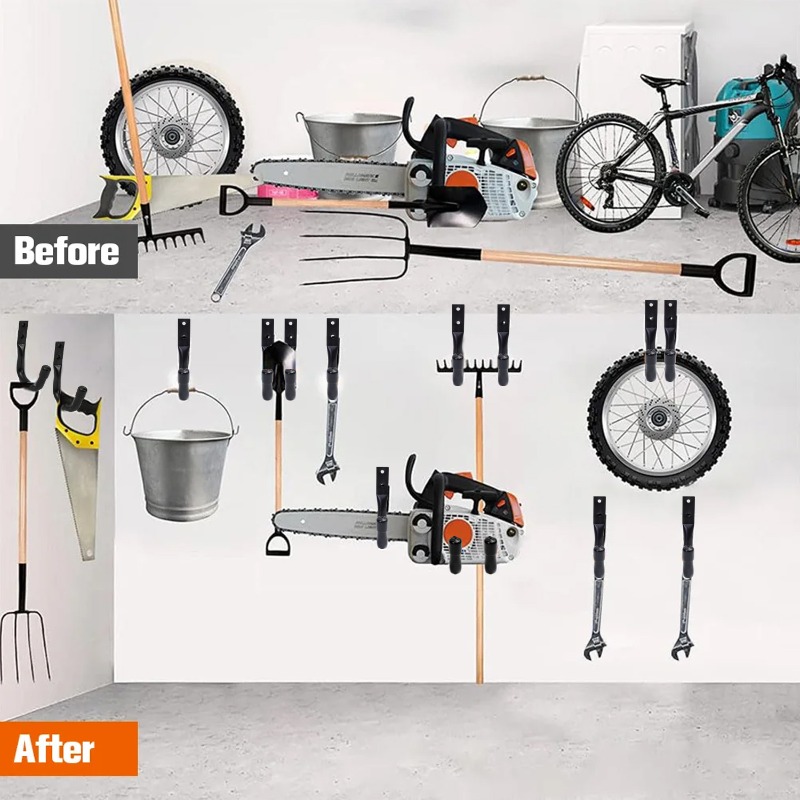 Double-holes Hooks with Screws - مراجعة Kitchen Appliances Shelves وسعره