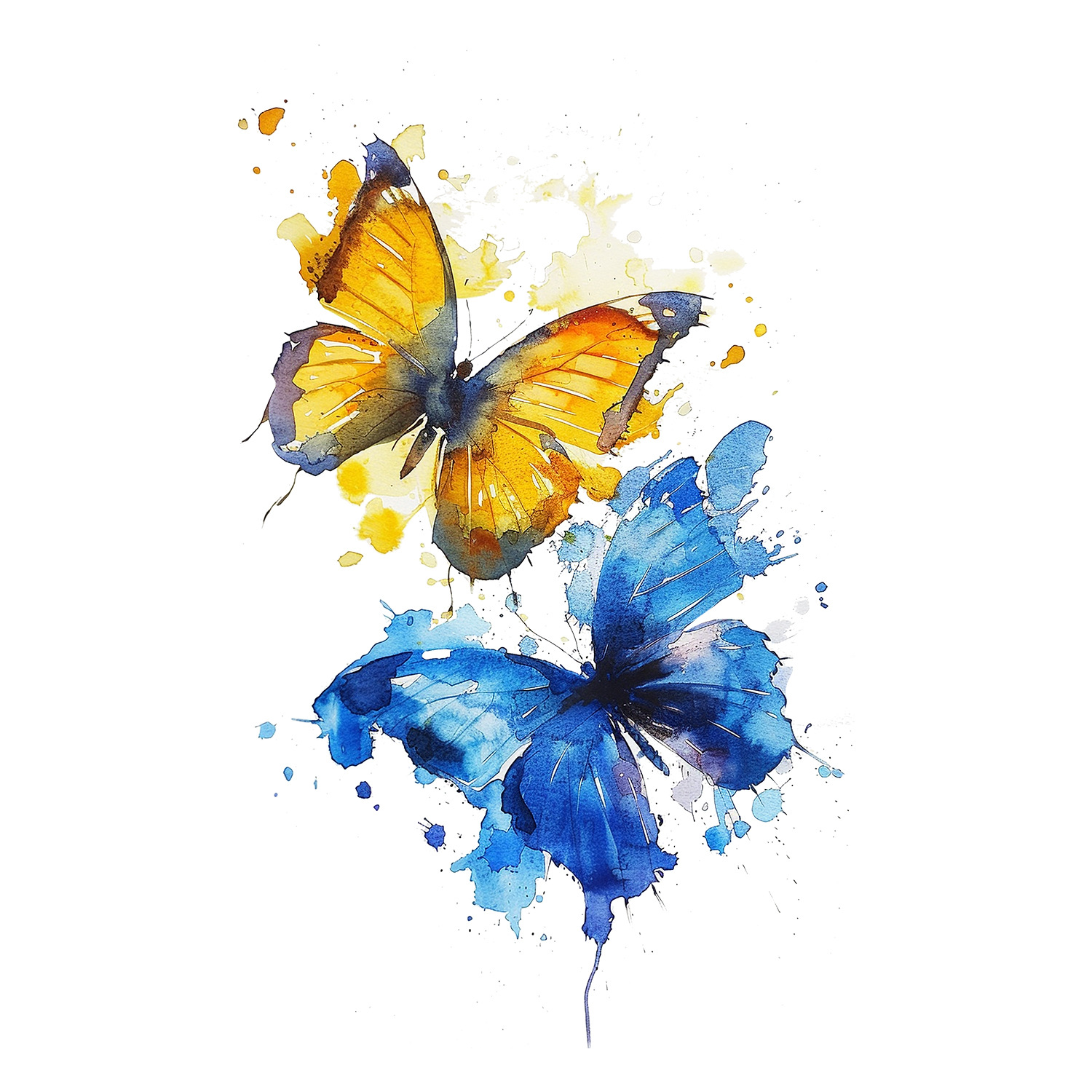 Watercolor Blue & Yellow Butte - مراجعة Kitchen Appliances Yellow وسعره