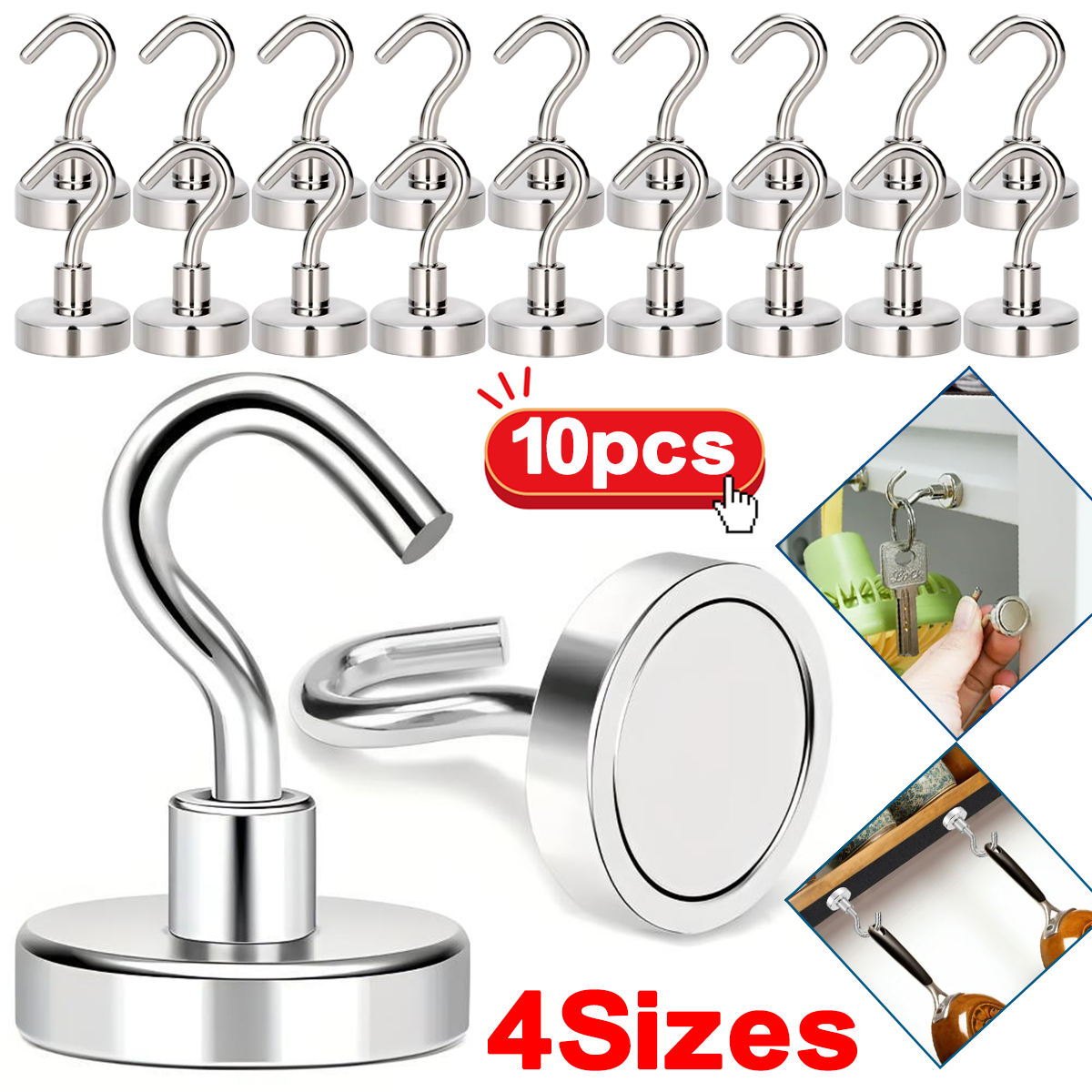 10pcs Premium Stainless Steel  - مراجعة Kitchen Appliances Shelves وسعره