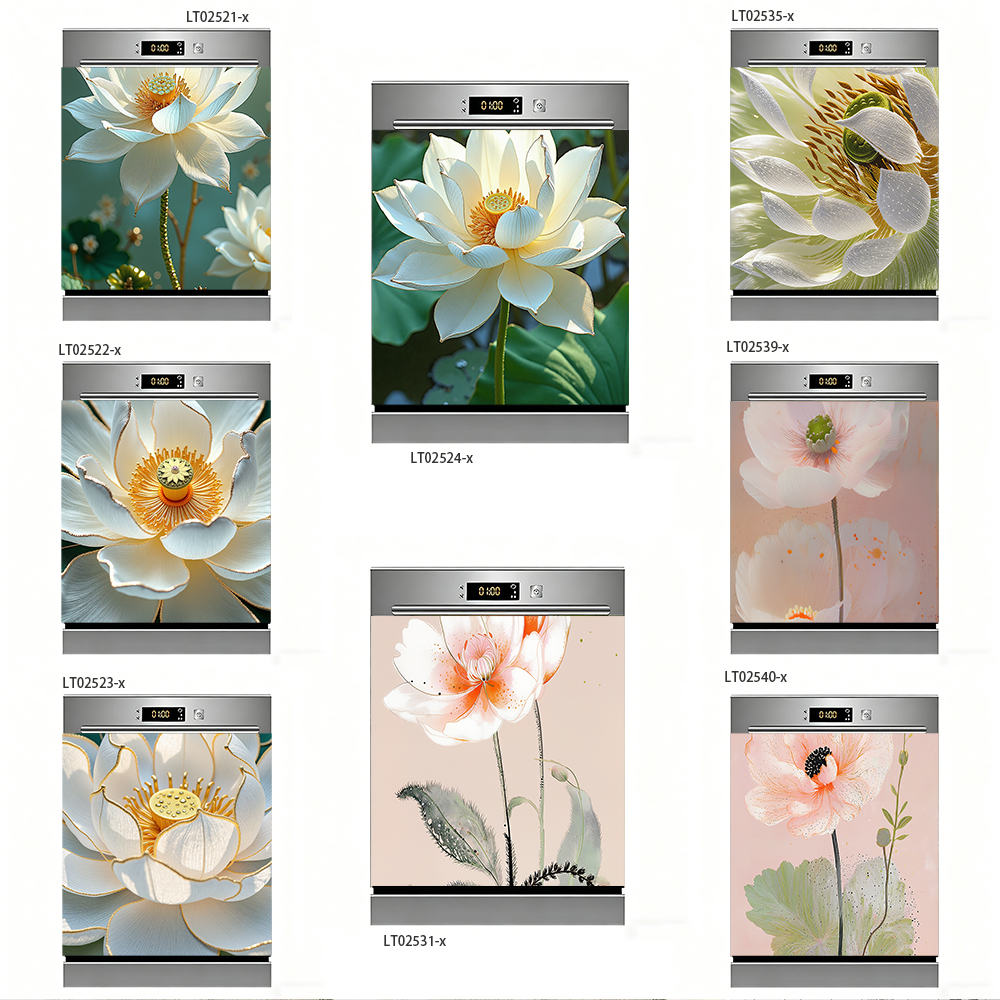 White Lotus Dishwasher Sticker - مراجعة Kitchen Appliances White وسعره