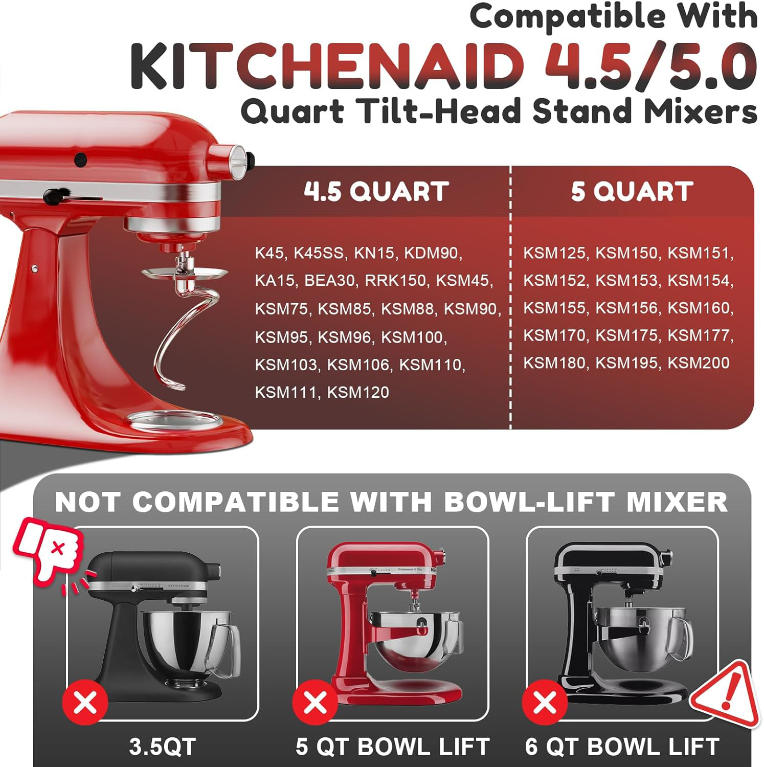 Dishwasher Safe,Spiral Dough H - مراجعة Kitchen Appliances Kitchenaid وسعره