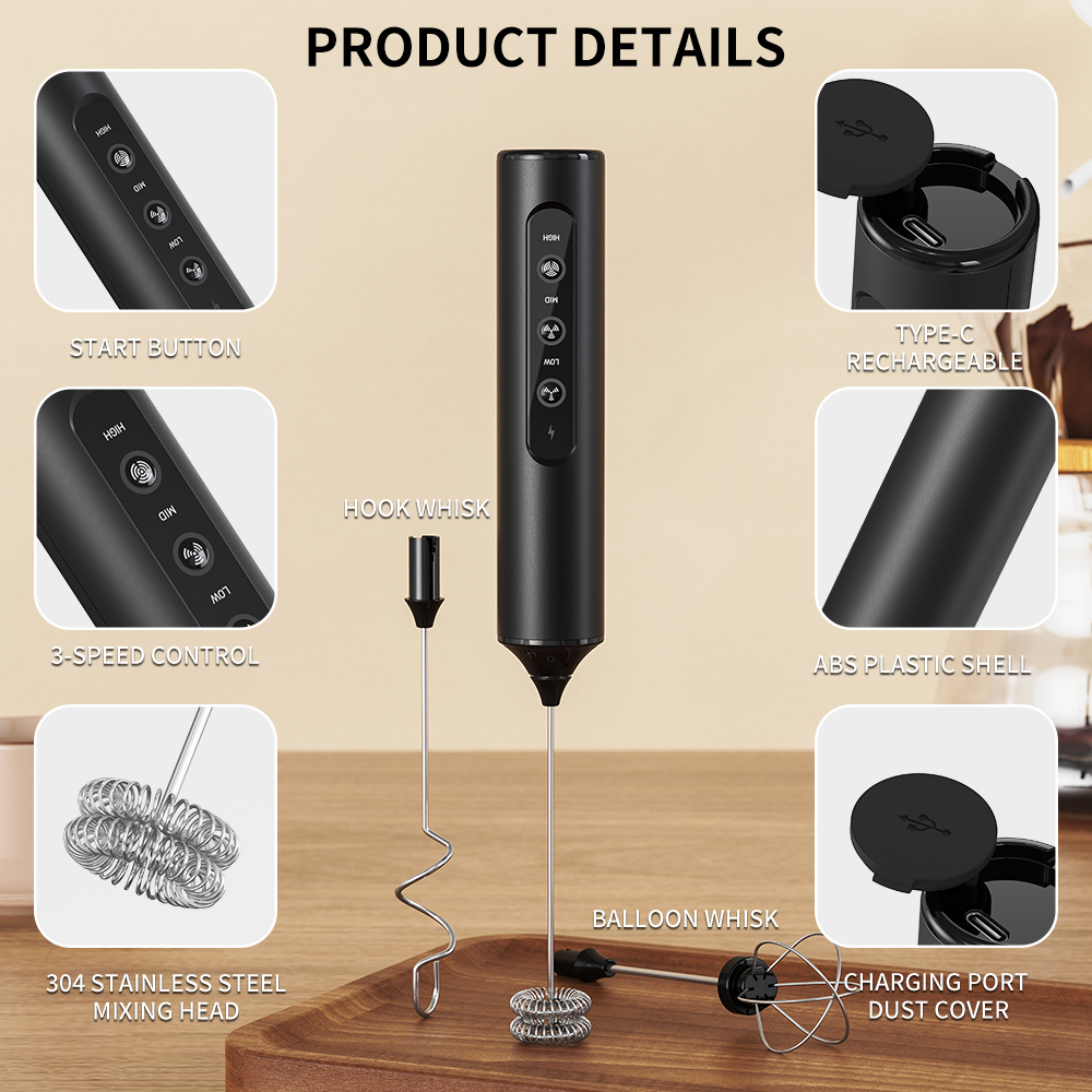 3 in 1 Electric Handheld Milk  - مراجعة Kitchen Appliances Sales وسعره