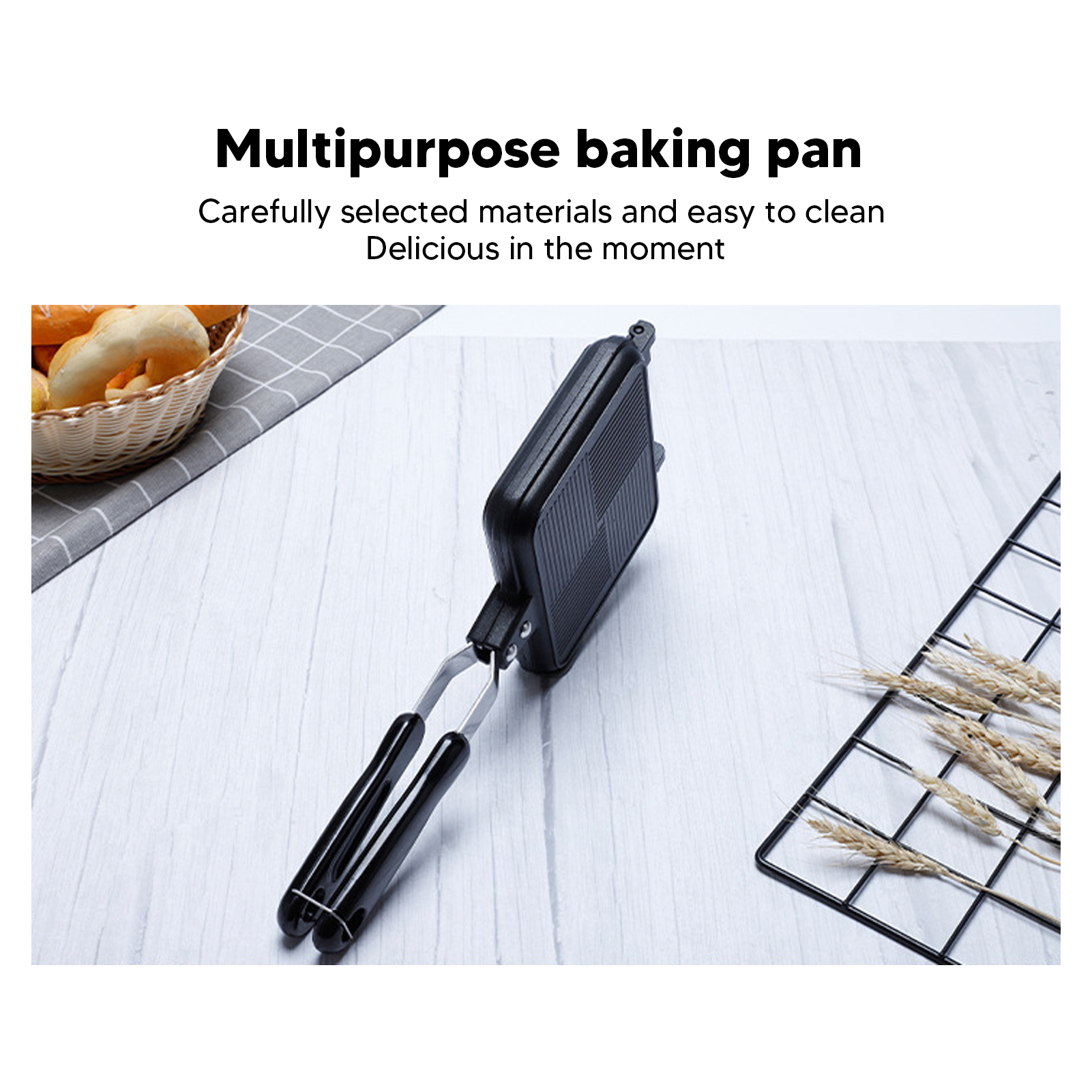 Double-Sided Non-Stick Sandwic - مراجعة Crepe Maker Non Stick وسعره