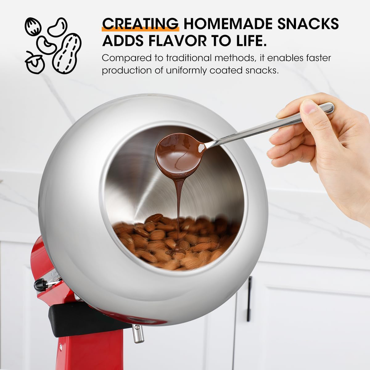 Chocolate Coating Machine Atta - مراجعة Kitchen Appliances Kitchenaid وسعره