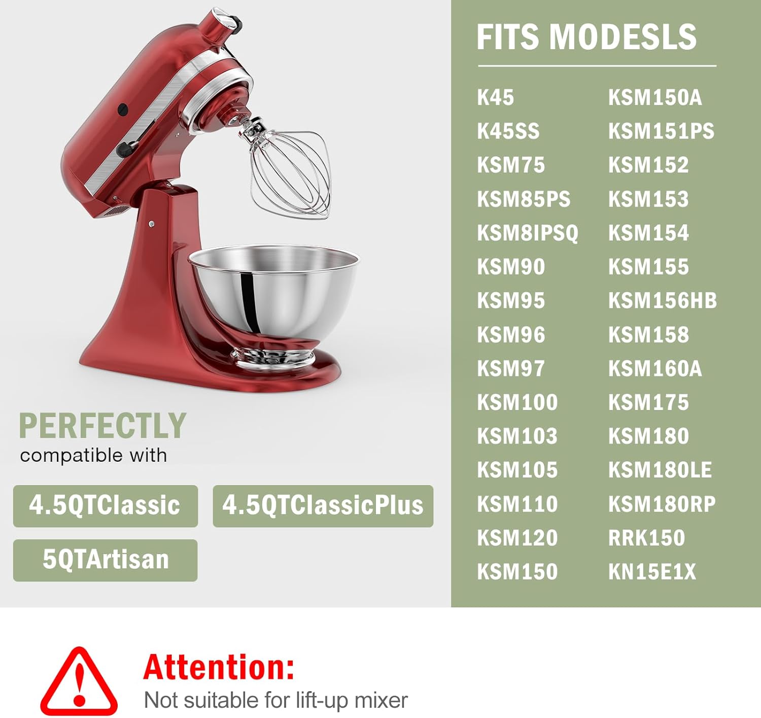 3-Quart Stainless Steel Bowl f - مراجعة Kitchen Appliances Kitchenaid وسعره