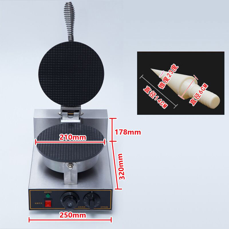 Commercial Ice Cream Cone Make - مراجعة Crepe Maker Non Stick وسعره
