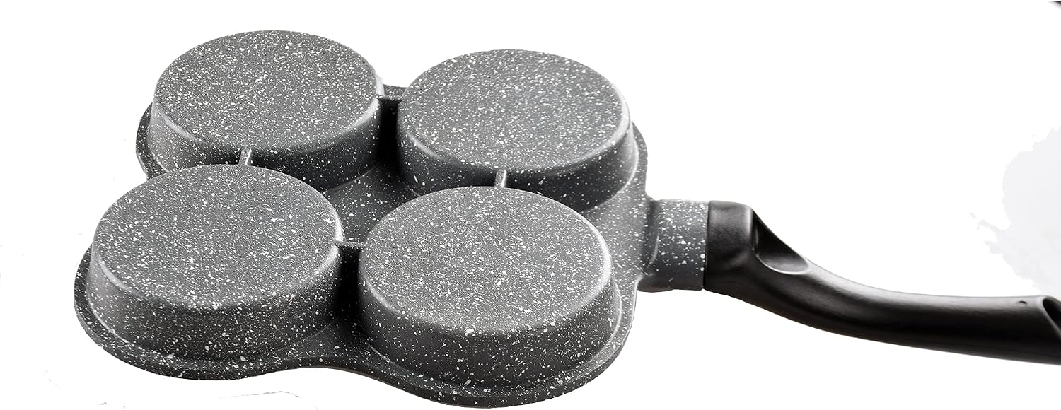 Nonstick Egg Frying Pan 4-Cup  - مراجعة Crepe Maker Non Stick وسعره