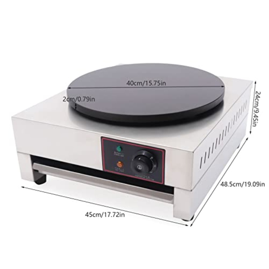 1.7kw Crepe Maker 15.75 Pancak - مراجعة Crepe Maker Non Stick وسعره