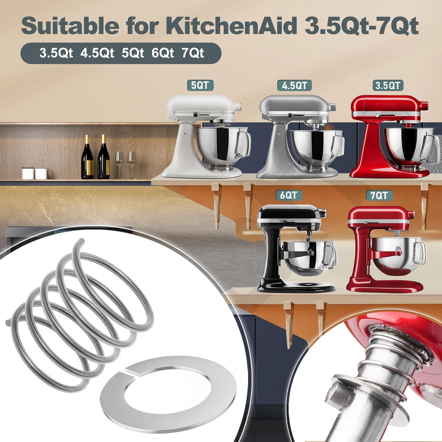 2024 new Stainless Steel Sprin - مراجعة Kitchen Appliances Kitchenaid وسعره