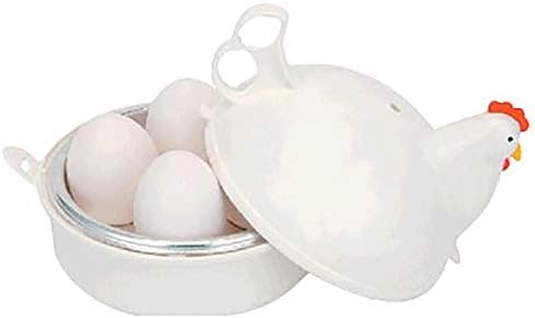 Chicken Shaped Microwave Eggs  - مراجعة Kitchen Appliances White وسعره