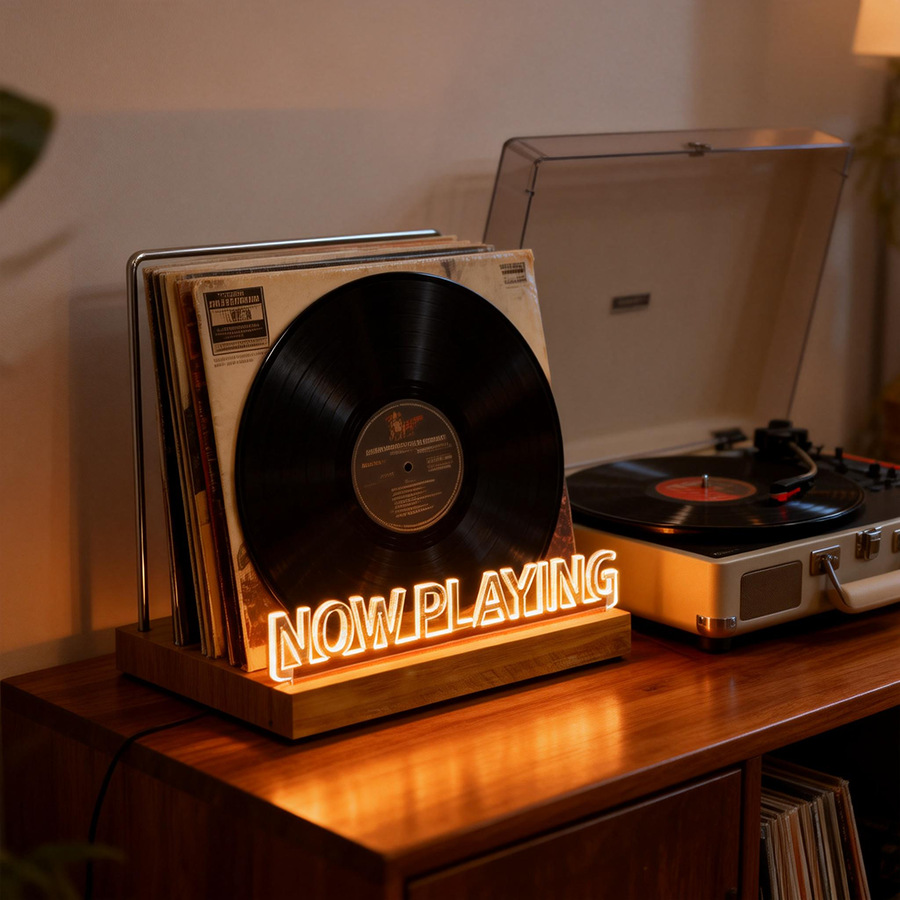 Vinyl Record Holder Stand, Cof - مراجعة Kitchen Appliances Shelves وسعره