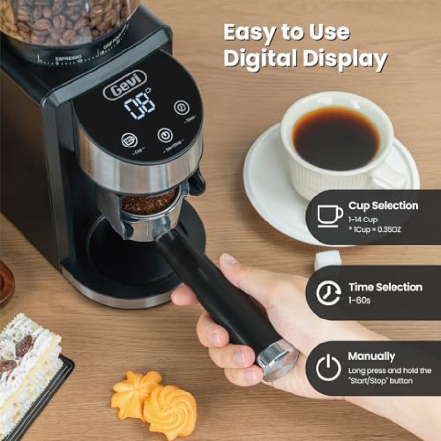 Coffee Grinder ElectricCoffee  - مراجعة Coffee Grinder Burr وسعره