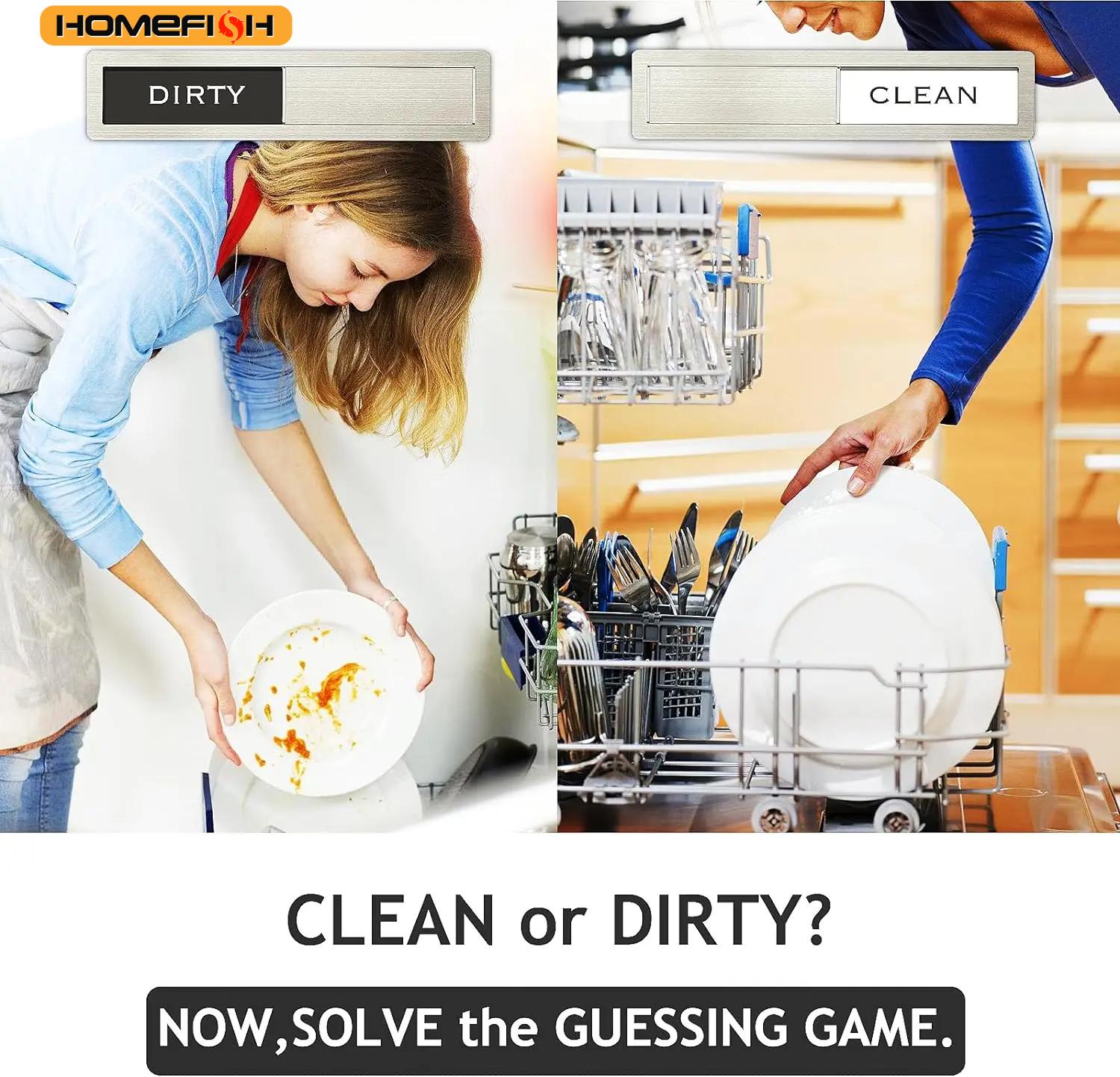Dishwasher Magnet Clean Dirty  - مراجعة Kitchen Appliances White وسعره