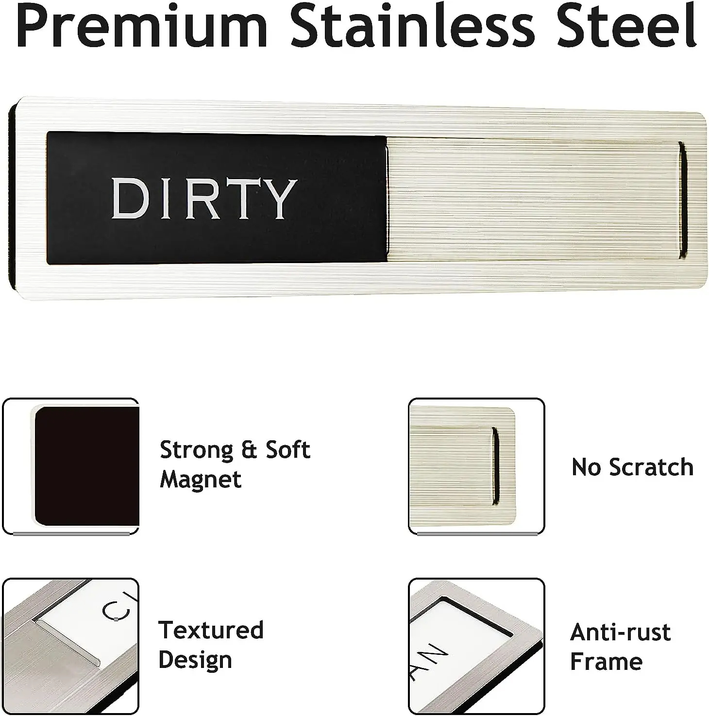 Dishwasher Magnet Clean Dirty  - مراجعة Kitchen Appliances White وسعره
