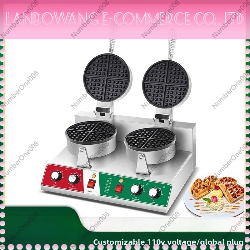 Rotating Waffle Maker Griddle  - مراجعة Crepe Maker Non Stick وسعره
