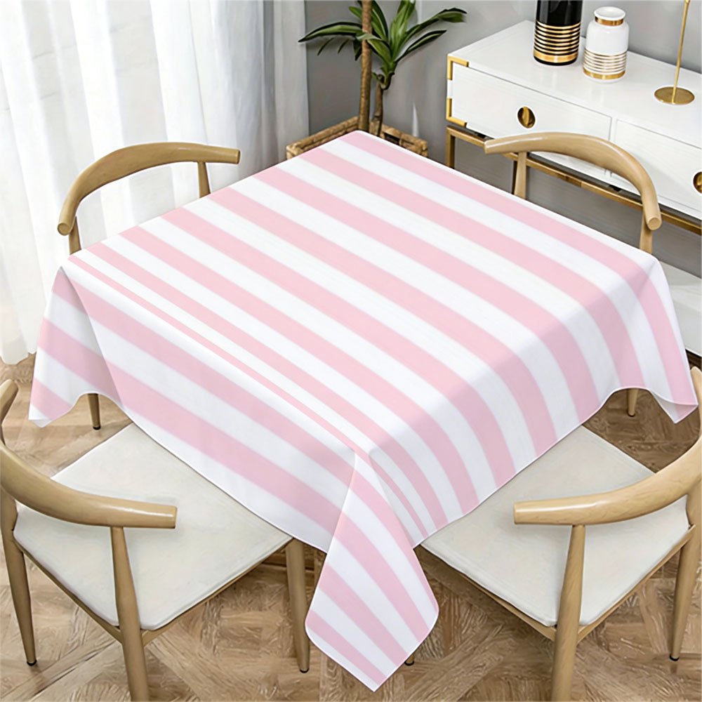 Pink White Striped Rectangle T - مراجعة Kitchen Appliances White وسعره