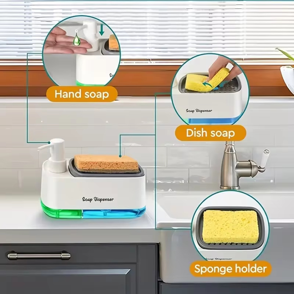 3-in-1 Hand And Dish Soap Disp - مراجعة Kitchen Appliances Set وسعره