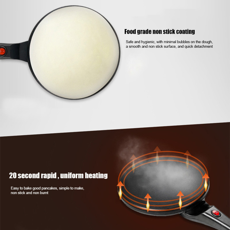 Single-Sided Heating Electric  - مراجعة Crepe Maker Non Stick وسعره