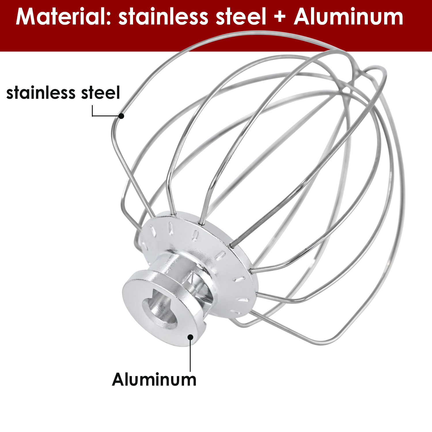 K45WW Steel Wire Whip for Kitc - مراجعة Kitchen Appliances Kitchenaid وسعره