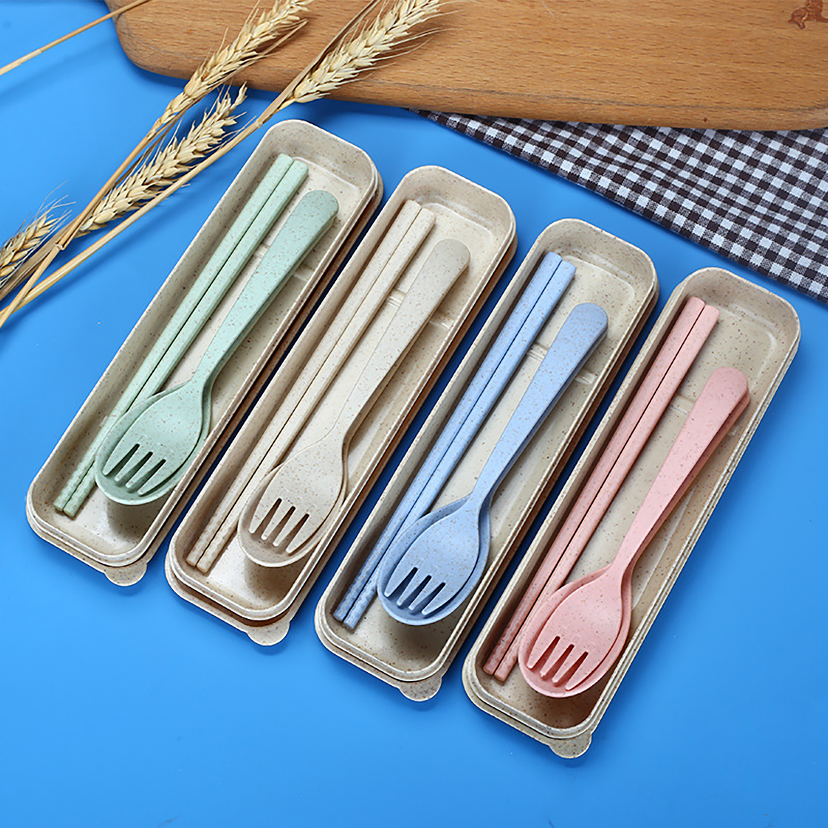 Fork Spoon Chopsticks Bowls Cu - مراجعة Kitchen Appliances Set وسعره