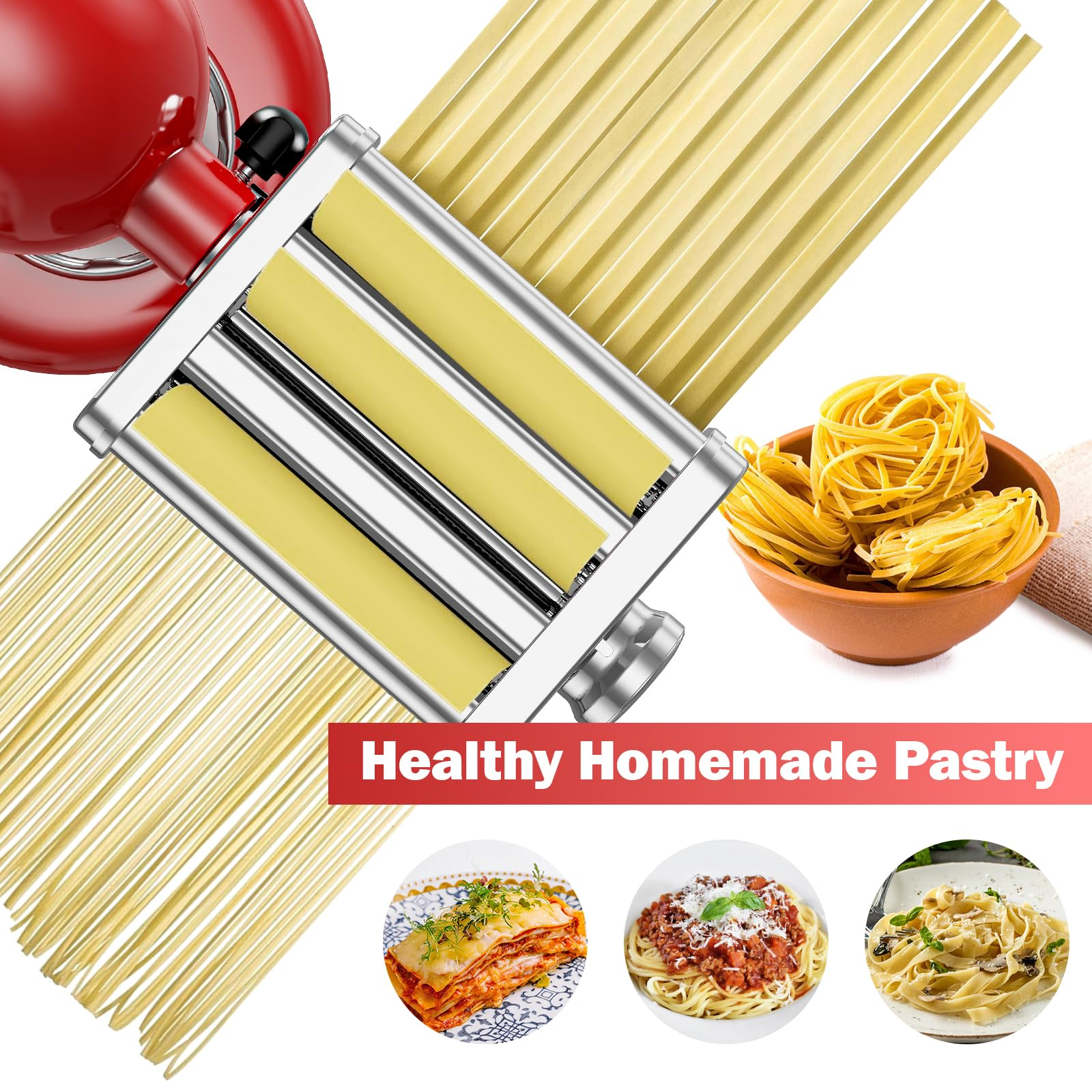 Gvode 3 in 1 Pasta Attachment  - مراجعة Kitchen Appliances Kitchenaid وسعره