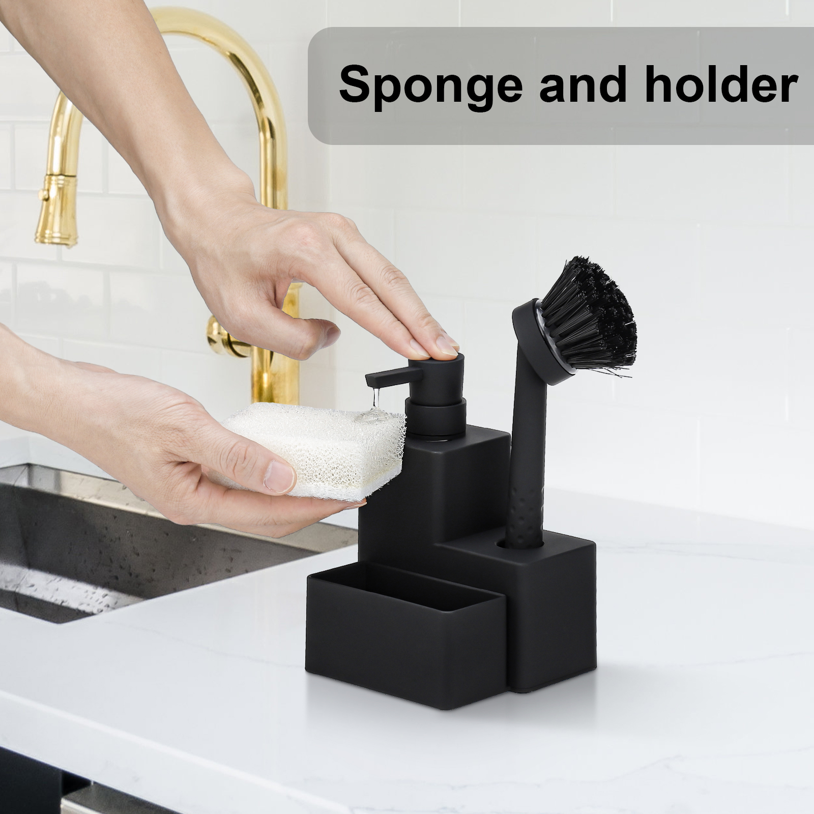 Modern Square Dish Soap Dispen - مراجعة Kitchen Appliances Set وسعره