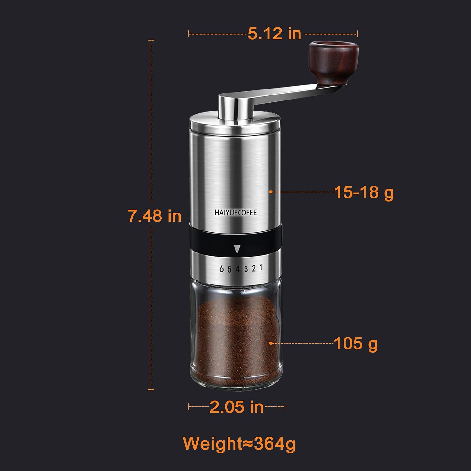 Manual Coffee Grinder with 6 A - مراجعة Coffee Grinder Burr وسعره