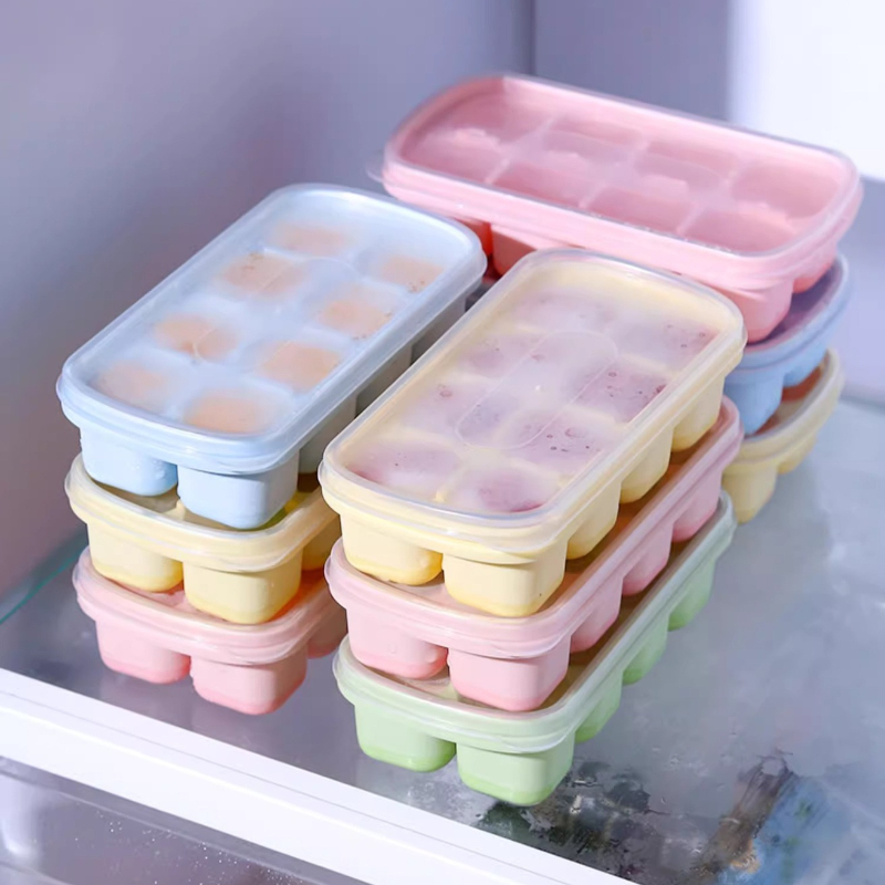 8-Grid Ice Cube Trays Silicone - مراجعة Kitchen Appliances Shelves وسعره