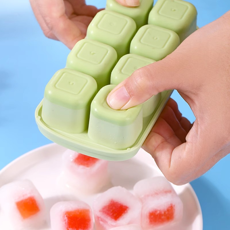 8-Grid Ice Cube Trays Silicone - مراجعة Kitchen Appliances Shelves وسعره