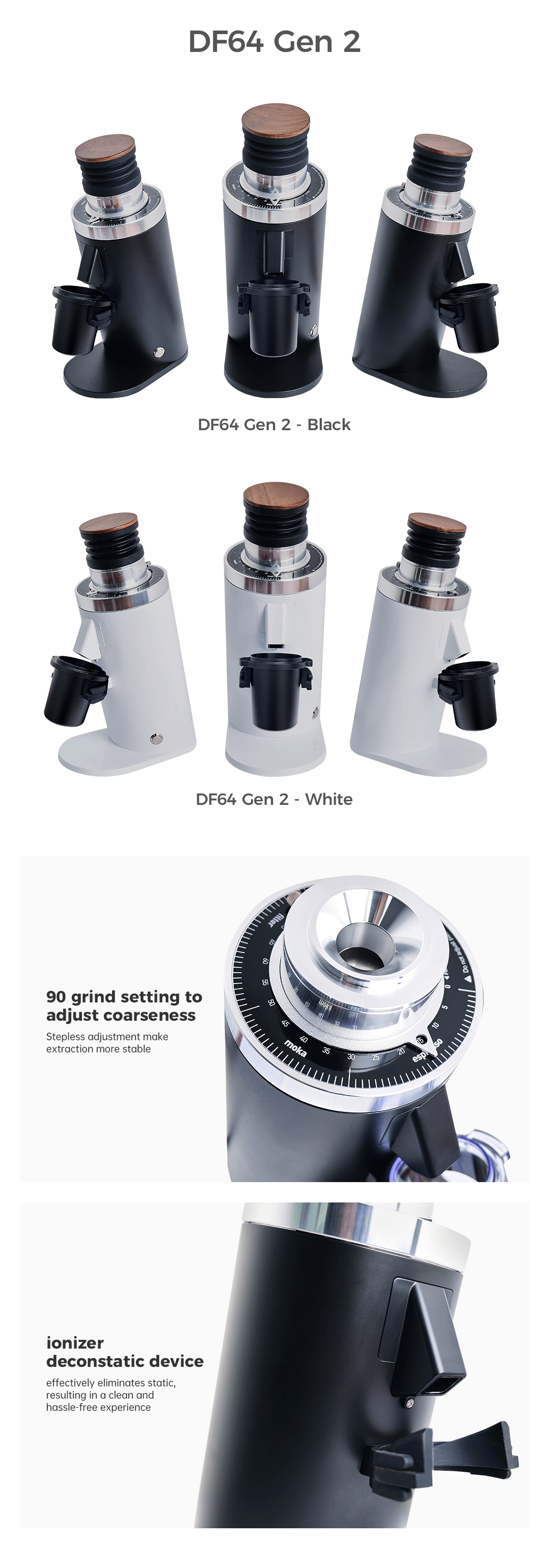 Gen2 DF64 Home Electric Coffee - مراجعة Coffee Grinder Burr وسعره