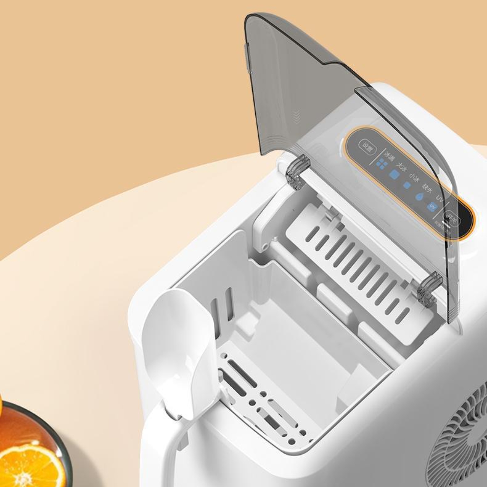 Compact Ice Maker Automatic Wh - مراجعة Kitchen Appliances White وسعره